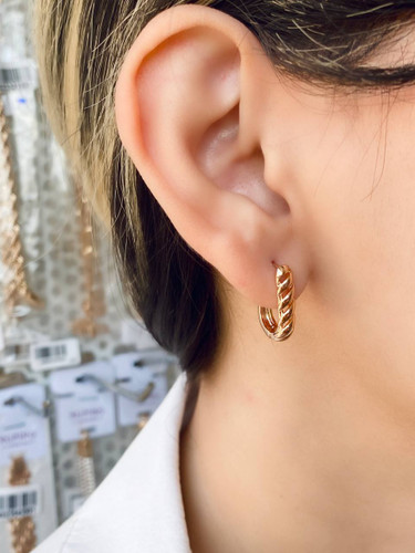 گوشواره حلقه ای، مدل پیچ، برند ژوپینگ کد ۰۳