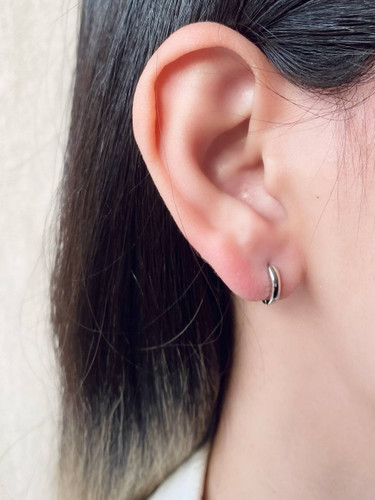 گوشواره حلقه ای ساده، برند ژوپینگ کد ۰۸