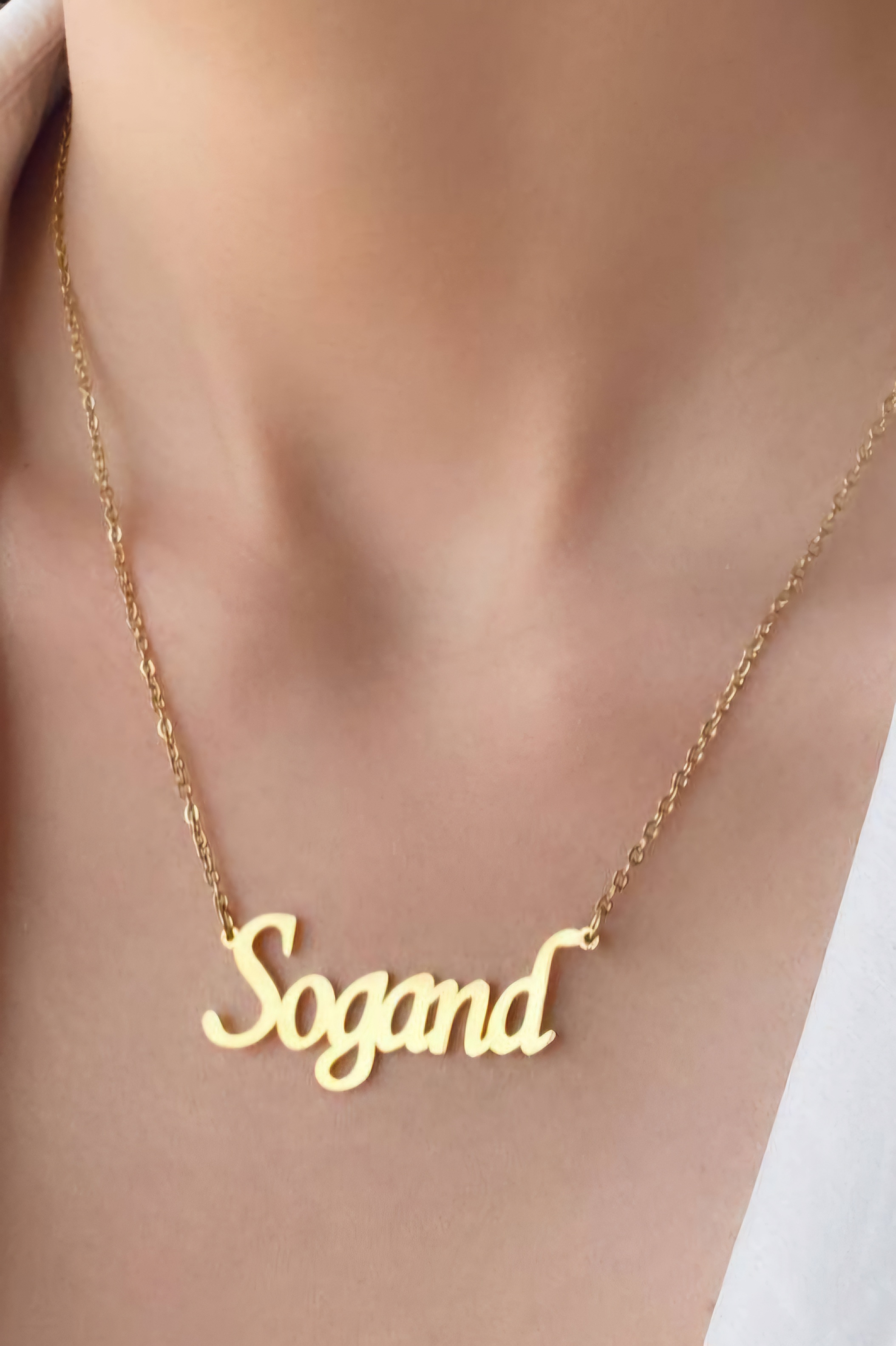 گردنبند استیل مدل اسم سوگند