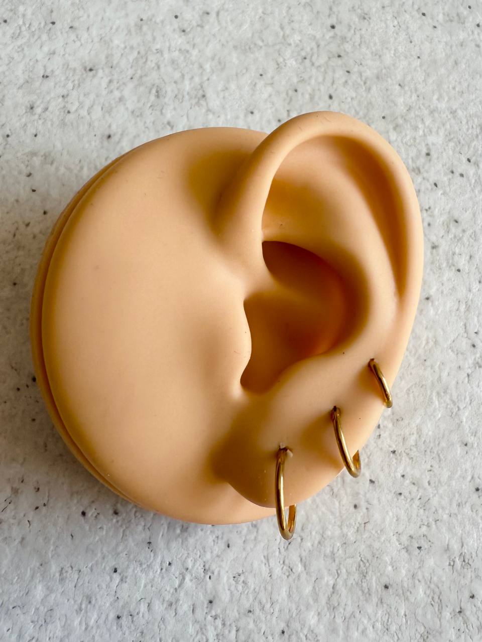 پیرسینگ حلقه ای گوش، جنس استیل کد ۰۲