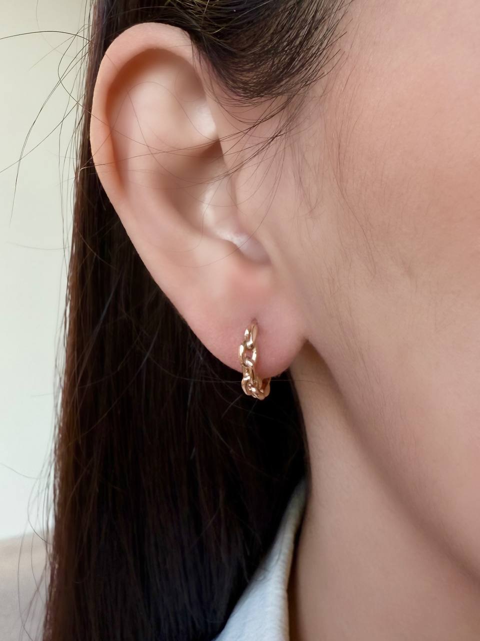 گوشواره حلقه ای، مدل زنجیری، برند ژوپینگ