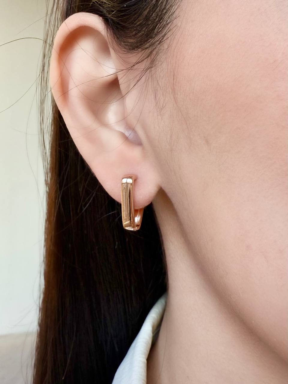 گوشواره حلقه ای، مدل مثلثی، برند ژوپینگ کد ۰۲